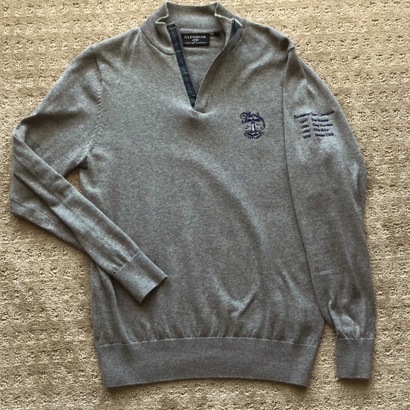 Glenmuir Turnberry Open Championship Quarter Zip Sweater - Picture 1 of 3